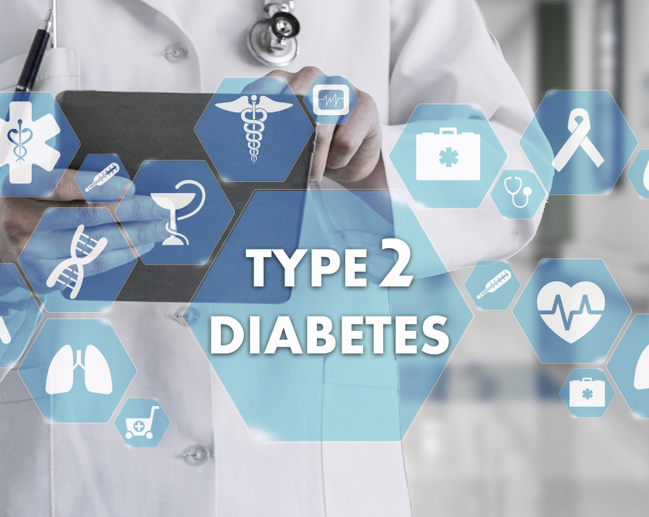 type 2 diabetes text image