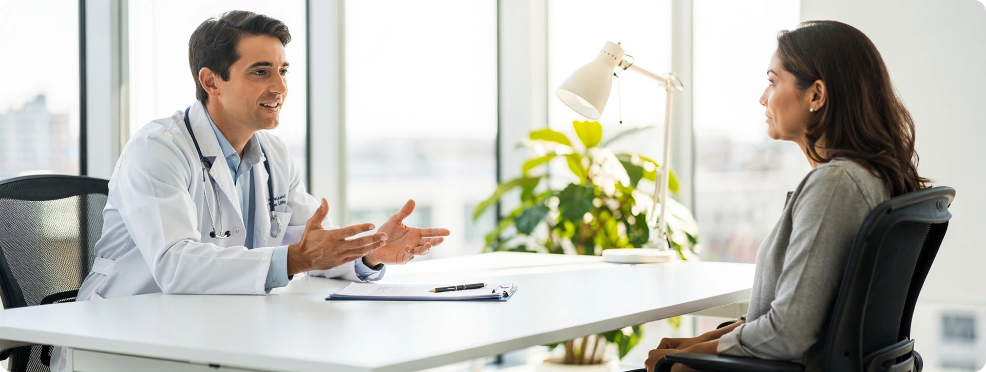 Private health assessment consultation at La Vie Health Centre in Ottawa and Oakville